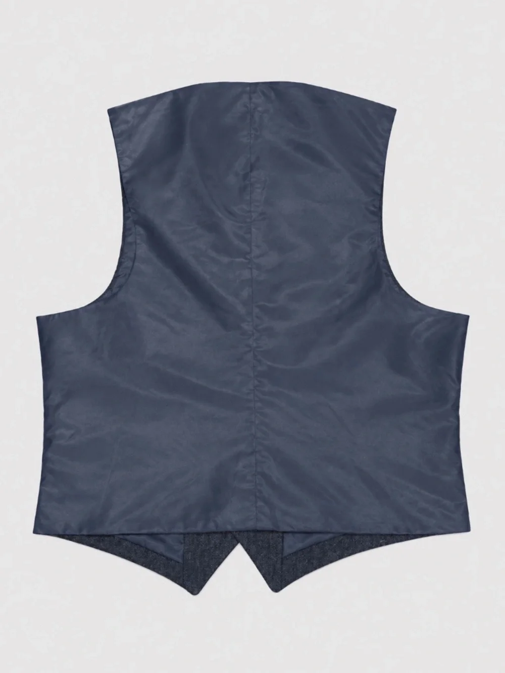 Crown & Ivy Blue Tweed Wool Blend Suit Vest NWT $70 SIZE MEDIUM 21